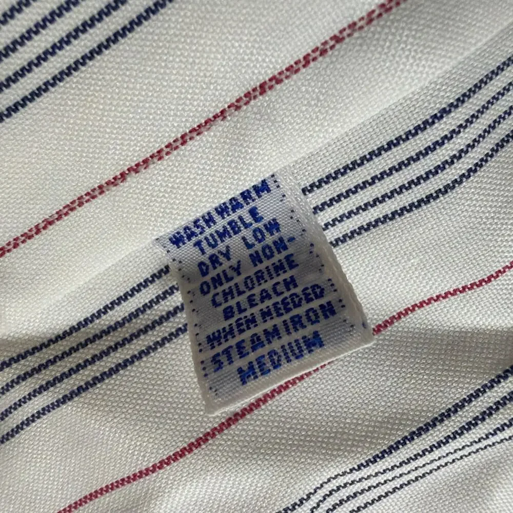 Polo Ralph Lauren Men's Dress Shirt Large Cotton Striped Button Down Long Sleeve